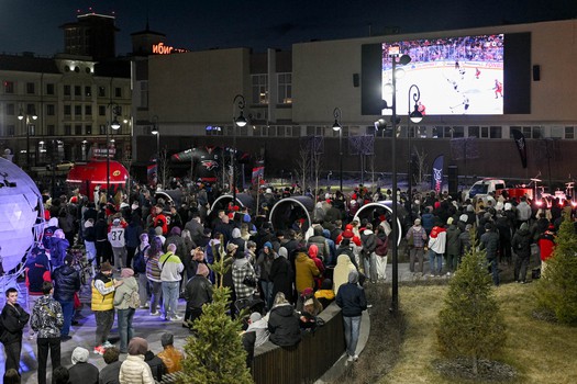 Фан-зона «Авангарда» в Городском саду