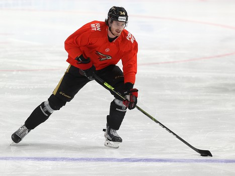 Раскатка «Авангарда» перед матчем с «Металлургом»