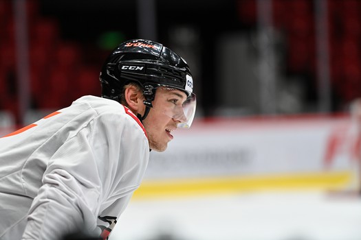 Раскатка «Авангарда» перед матчем с «Ак Барсом»