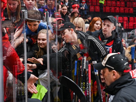 Открытая тренировка «Авангарда» перед вторым раундом плей-офф