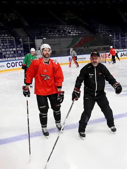 Раскатка «Авангарда» перед вторым матчем серии с «Ак Барсом»