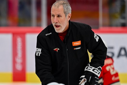 Тренировка воспитанников Хоккейной Академии «Авангард» 2019 года рождения на G-Drive Арене