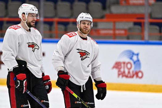 Тренировка «Авангарда» в Хабаровске