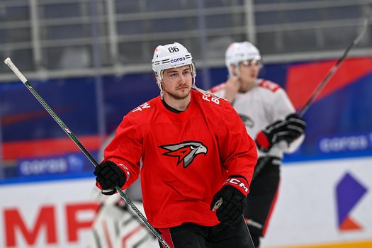 Раскатка «Авангарда» перед третьим матчем серии с «Ладой»