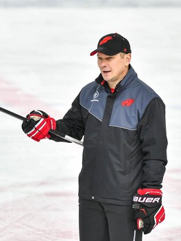 Раскатка "Авангарда" перед матчем с "Ак Барсом"