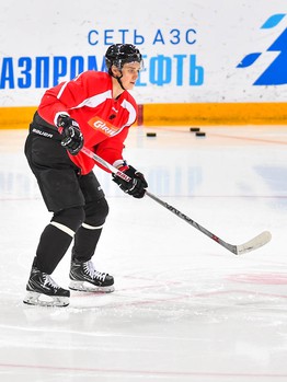 Тренировка "Авангарда" на льду "Арены Омск"