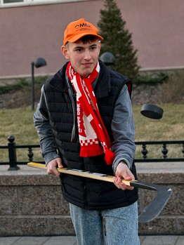 Фан-зона «Авангарда» в Городском саду