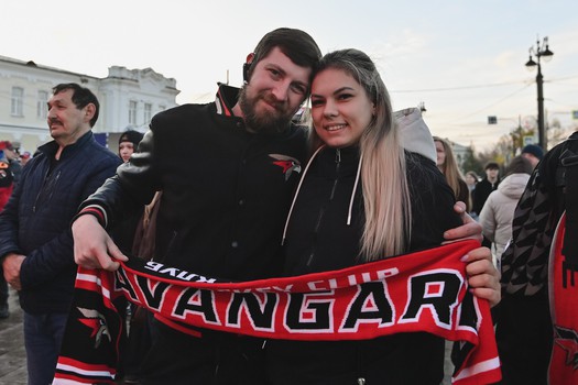 Фан-зона «Авангарда» на Пешеходном Любинском