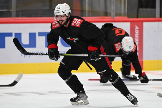 Тренировка «Авангарда» в Омске