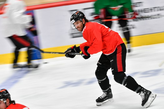 Раскатка «Авангарда» перед матчем с «Ак Барсом»