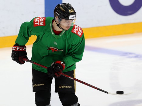 Раскатка «Авангарда» перед матчем с «Металлургом»