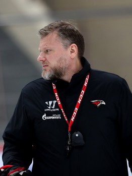 Раскатка «Авангарда» перед матчем с «Витязем»