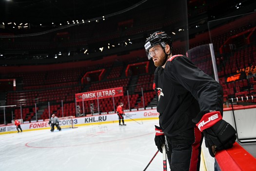 Раскатка «Авангарда» перед матчем с «Автомобилистом»