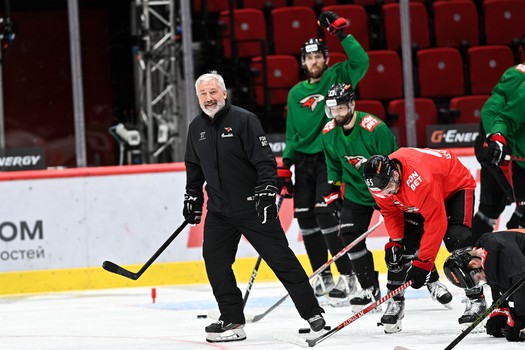 Раскатка «Авангарда» перед четвёртым матчем финала Востока с «Ак Барсом»