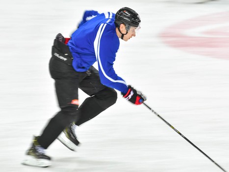 Раскатка "Авангарда" перед матчем с "Куньлунь Ред Стар"