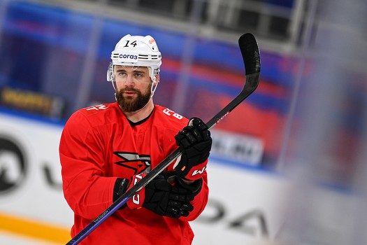 Раскатка «Авангарда» перед третьим матчем серии с «Ладой»