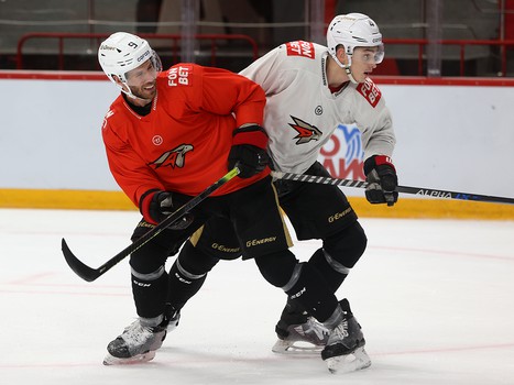 Тренировка «Авангарда» перед выездом