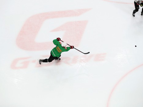 Тренировка «Авангарда» перед выездом