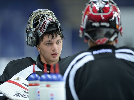 Раскатка "Авангарда" в Казани перед матчем с "Ак Барсом" 15 сентября 2013