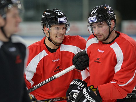 Раскатка "Авангарда" перед матчем с ЦСКА 22.11.13