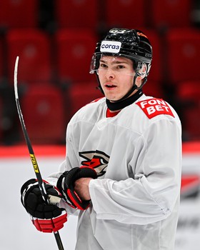 Тренировка «Авангарда» перед матчем со «Спартаком»