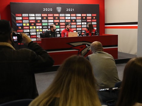 Открытая тренировка «Авангарда» перед стартом финала Востока