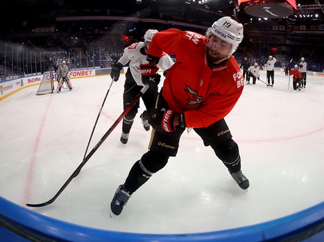 Первая тренировка Никиты Сошникова в «Авангарде»