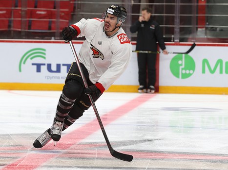 Раскатка «Авангарда» перед матчем с «Локомотивом»