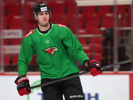 Первая тренировка Виктора Сведберга в «Авангарде»