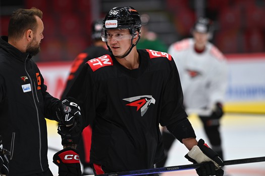 Раскатка «Авангарда» перед матчем с «Локомотивом»