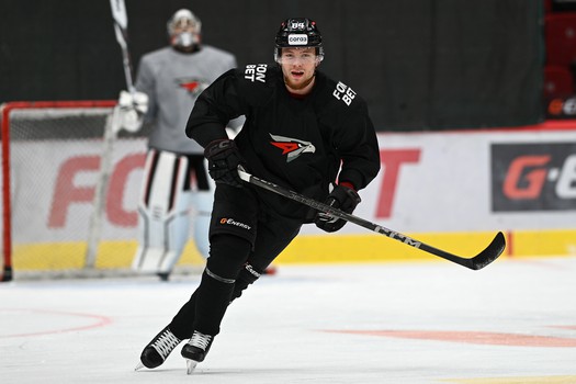 Раскатка «Авангарда» перед матчем с «Локомотивом»