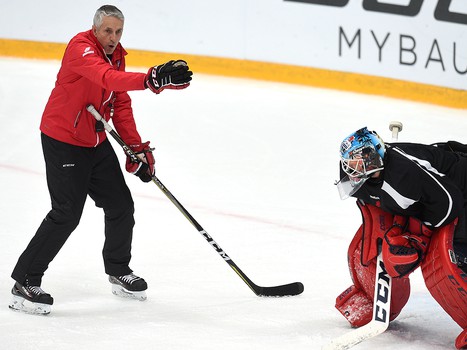 Раскатка "Авангарда" перед матчем с "Ак Барсом"