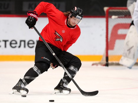 Раскатка «Авангарда» перед матчем со «Спартаком»