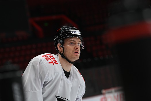 Раскатка «Авангарда» перед матчем с «Металлургом»