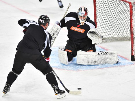 Раскатка "Авангарда" перед матчем с ХК "Сочи"