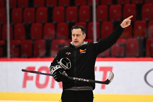 Открытая тренировка «Авангарда» для СМИ