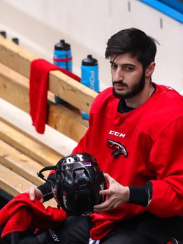 Раскатка «Авангарда» перед матчем с «Сибирью»