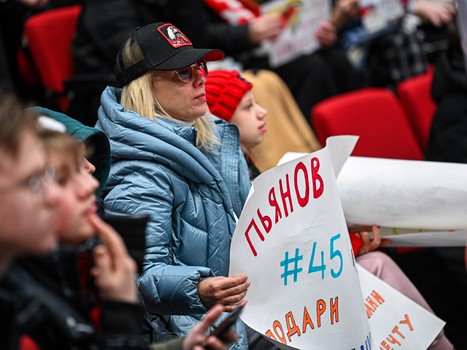 Открытая тренировка «Авангарда» перед вторым раундом плей-офф