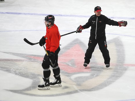 Раскатка «Авангарда» перед матчем с «Ак Барсом»