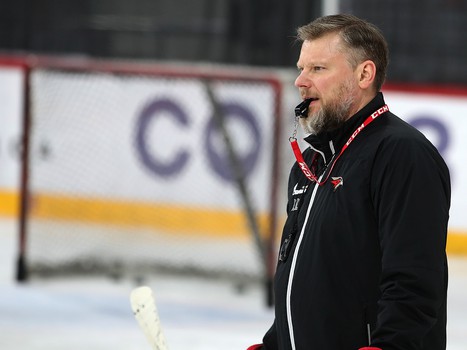 Тренировка «Авангарда» в Екатеринбурге перед третьим матчем серии с «Автомобилистом»