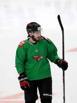 Раскатка «Авангарда» перед матчем с «Амуром»