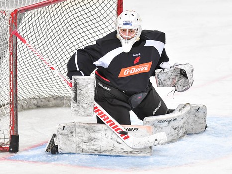 Раскатка "Авангарда" перед матчем с "Сибирью"