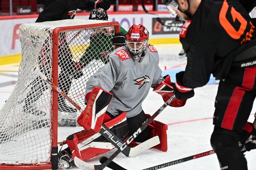 Раскатка «Авангарда» перед матчем с «Салаватом Юлаевым»