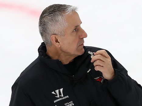 Раскатка «Авангарда» перед матчем с «Автомобилистом»