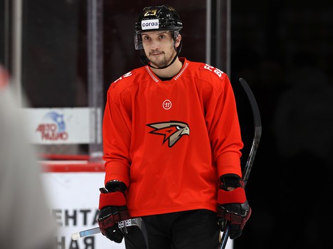 Раскатка «Авангарда» перед матчем с «Сибирью»