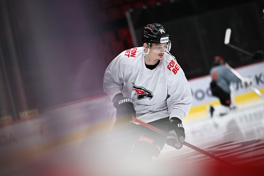 Раскатка «Авангарда» перед матчем с «Автомобилистом»