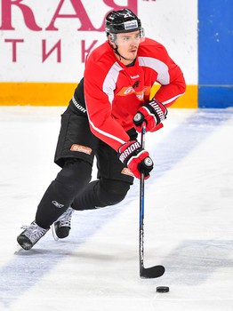 Раскатка "Авангарда" перед матчем с "Трактором"