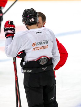 Раскатка «Авангарда» перед четвертым матчем финала с ЦСКА