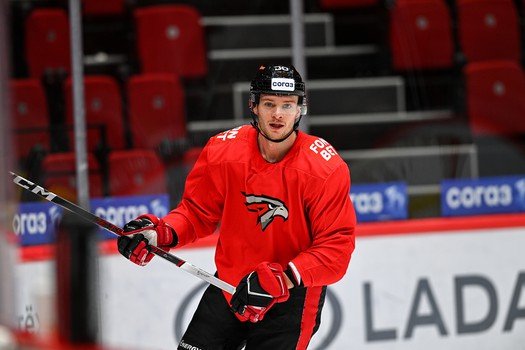 Раскатка «Авангарда» перед матчем с «Ак Барсом»