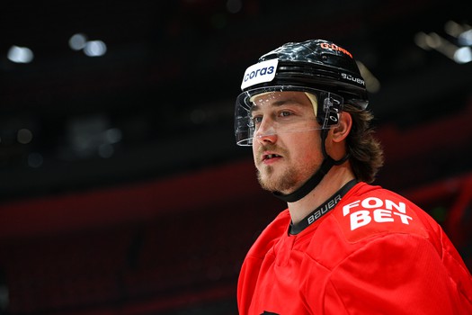 Раскатка «Авангарда» перед матчем с «Амуром»